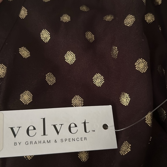 Velvet by Graham and Spencer polka dot blouse - Picture 4 of 6